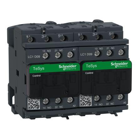 Schneider Electric 2 NO, 2 NC Stykač napětí ve vinutí 110V ac 3pólový 9 A 690V ac 4 kW s 3 NO kontakty 110V ac Řízení