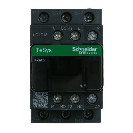 Schneider Electric 1 NO, 1 NC Stykač napětí ve vinutí 230V ac 3pólový 18 A 690V ac 7.5 kW s 3 NO kontakty 230V ac Řízení