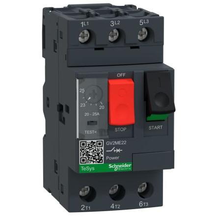 Jistič ochrany motoru, rozsah: GV2ME 20A, 25 A 690V 60 °C -20 °C Schneider Electric