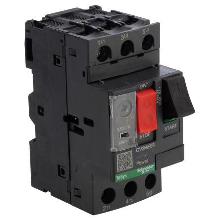 Jistič ochrany motoru, rozsah: GV2ME 630 mA, 1A 690V 60 °C -20 °C Schneider Electric