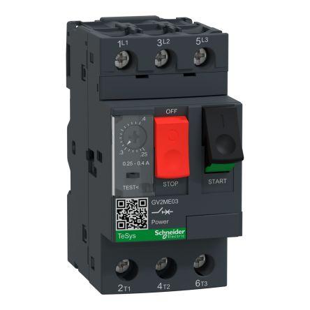 Jistič ochrany motoru, rozsah: GV2ME 250mA, 400 mA 690V 60 °C -20 °C Schneider Electric