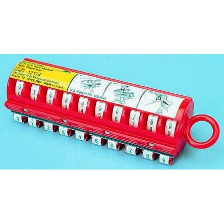 Označovač kabelu, řada: SDR 5.46 mm x 2.43mm 3M 5 SDR 5-89205