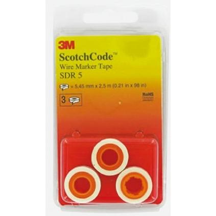 Označovač kabelu, řada: SDR-7 5.46 mm x 2.43mm 3M 7 SDR 7-89207