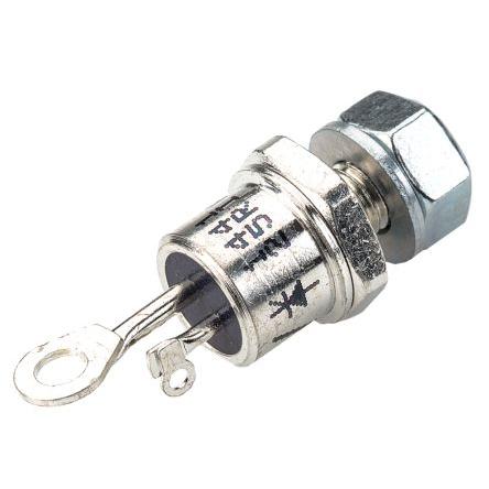 Vishay Tyristor SCR VS-25RIA60 60 mA 25 A 600 V 440 A, TO-48, počet kolíků: 2 kolíkový 1.7 V