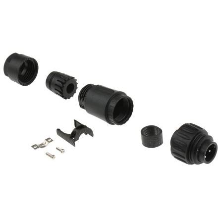 Kulatý konektor, počet kontaktů: 3, Kabel, velikost: Standard Amphenol Industrial, pohlaví kontaktu: Vnější, orientace