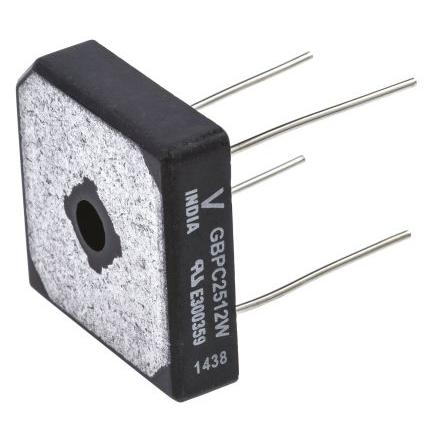 Vishay Můstkový usměrňovač 420 A 1200 V, GBPC, počet kolíků: 4 kolíkový, konfigurace: Jednoduchý
