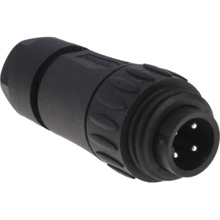 Kulatý konektor, počet kontaktů: 3, Kabel, velikost: Standard Amphenol Industrial, pohlaví kontaktu: Vnější, orientace
