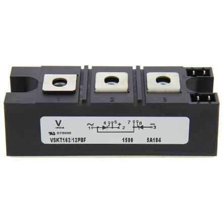 Vishay Duální tyristorový modul 270 mA 5.1 kA 160 A 1200 V INT-A-PAK 1.54 V, počet kolíků: 7 kolíkový