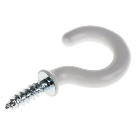 Háček ve tvaru J, Ocel, délka: 31mm, délka: 11 mm, potažený PVC RS PRO