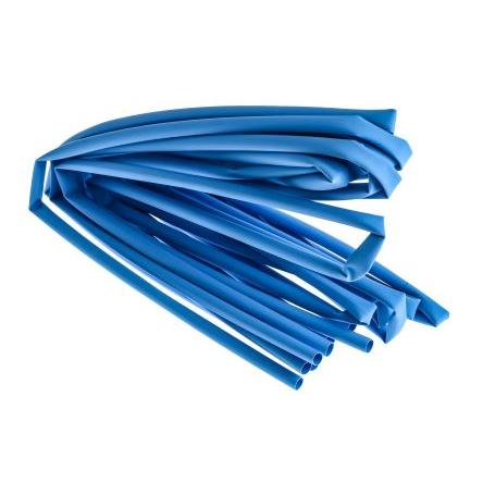 RS PRO Teplem smrštitelné bužírky průměr 4.8 mm Modrá smršťovací poměr 2:1 Polyolefin 1.2m
