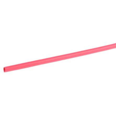 RS PRO Teplem smrštitelné bužírky průměr 1.6 mm Červená smršťovací poměr 2:1 Polyolefin 1.2m