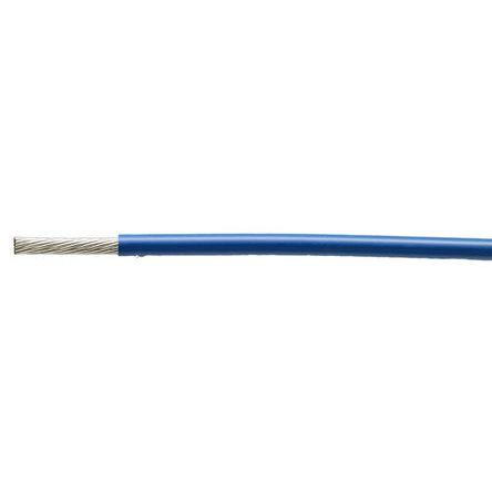 Vodič do drsných podmínek, řada: 99M, prameny vodičů: 19/0.2 mm, Modrá 100 m TE Connectivity Polybutylentereftalát