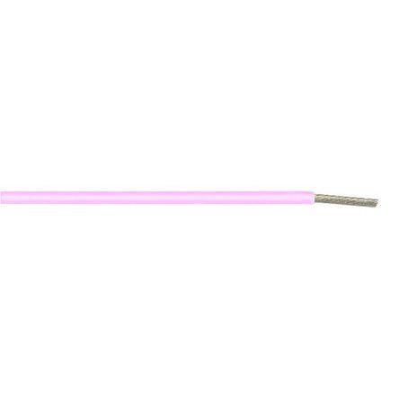 Vodič do drsných podmínek, řada: 99M, prameny vodičů: 19/0.2 mm, Růžová 100 m TE Connectivity Polybutylentereftalát