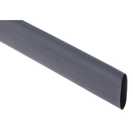 RS PRO Teplem smrštitelné bužírky průměr 25.4 mm Černá smršťovací poměr 2:1 Polyolefin 1.2m