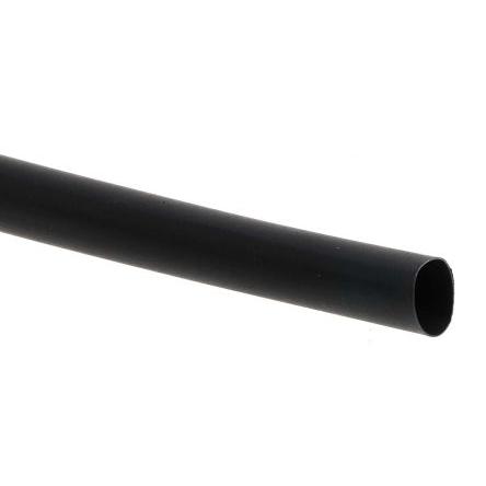 RS PRO Teplem smrštitelné bužírky průměr 12.7 mm Černá smršťovací poměr 2:1 Polyolefin 1.2m