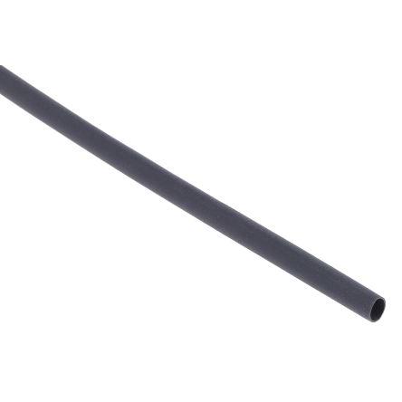 RS PRO Teplem smrštitelné bužírky průměr 3.2 mm Černá smršťovací poměr 2:1 Polyolefin 1.2m