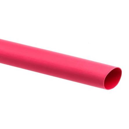RS PRO Teplem smrštitelné bužírky průměr 12.7 mm Červená smršťovací poměr 2:1 Polyolefin 1.2m