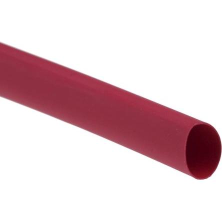 RS PRO Teplem smrštitelné bužírky průměr 9.5 mm Červená smršťovací poměr 2:1 Polyolefin 1.2m