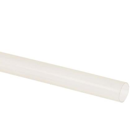 RS PRO Teplem smrštitelné bužírky průměr 6.4 mm Čirá smršťovací poměr 2:1 Fluorpolymer 1.2m