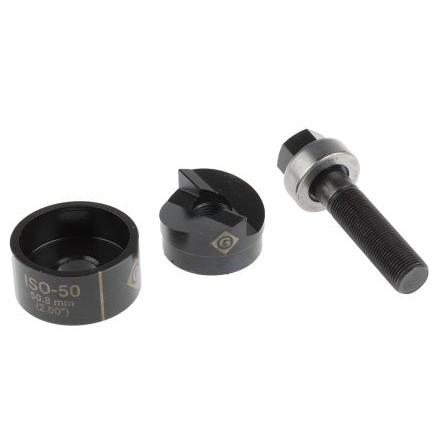 Sada razníků a matric Greenlee 50.8 mm Kulatý Ruční
