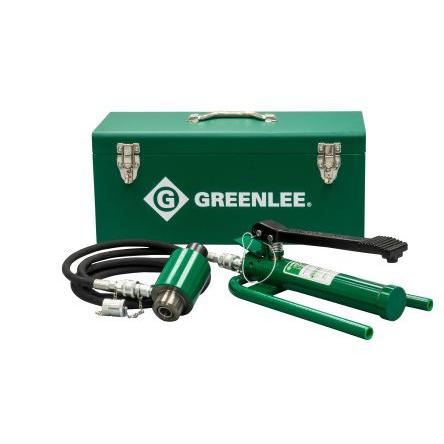 Strojní lis 11 t, Sada hydraulického válce a nožního čerpadla Greenlee