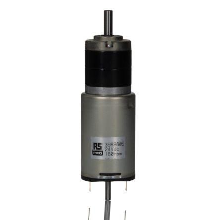 RS PRO Stejnosměrný převodový motor, řada: RS PRO 24V dc Vysoký točivý moment 180rpm 2.2 Nm 13.2 W 6 mm 850mA