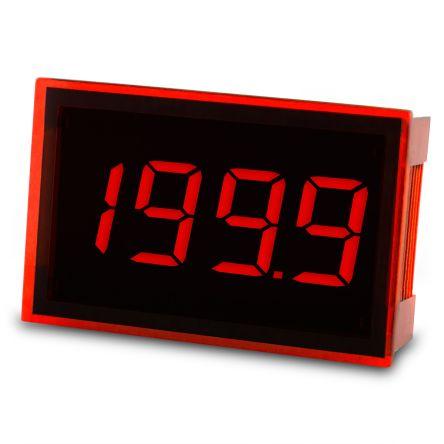 Digitální voltmetr, řada: SP LED 3.5číslicový DC 0 °C až 50 °C 21.3 mm 34 mm, přesnost měřicího přístroje: ±1 % Lascar
