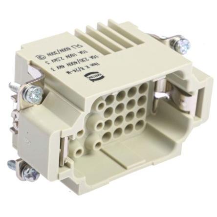 HARTING Pouzdro, Ochranný kryt konektoru, řada: Han K, Vnější 4 mm², počet kontaktů: 33, 0.5 mm² -, 160V, 400 V, 10B