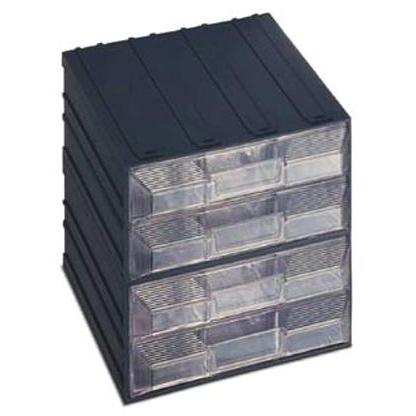 Skladovací jednotka se zásuvkami 4 Plastové 208 mm x 208mm x 222 mm Terry