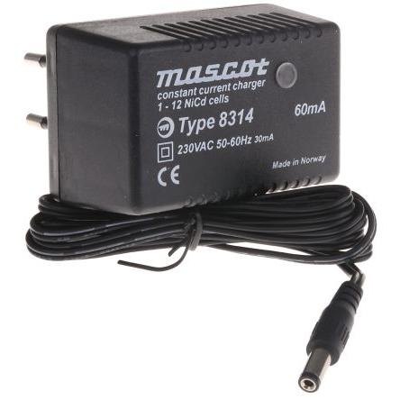 Nabíječka sad akumulátorů 8314 Mascot NiCd, NiMH 50 mAh až 1 Ah 12 30V ac 100 mA EU Nabíječka s konstantním proudem