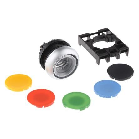Eaton Hlava tlačítka, řada: RMQ Titan M22 Stříbrná Okamžité, průměr výřezu: 22 mm IP69K