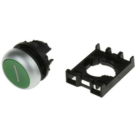 Eaton Hlava tlačítka, řada: RMQ Titan M22 Zelená Okamžité, průměr výřezu: 22 mm IP69K
