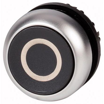 Eaton Hlava tlačítka, řada: RMQ Titan M22 Černá Okamžité, průměr výřezu: 22 mm IP69K