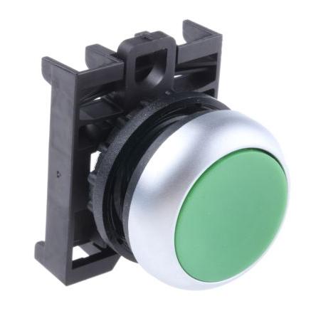 Eaton Hlava tlačítka, řada: RMQ Titan M22 Zelená Udržované, průměr výřezu: 22 mm IP69K