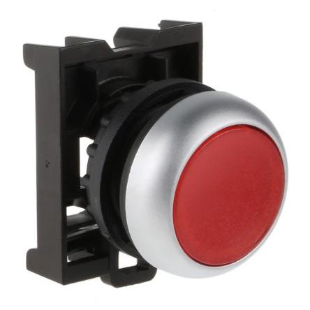 Eaton Hlava tlačítka, řada: RMQ Titan M22 Červená Okamžité, průměr výřezu: 22 mm IP69K