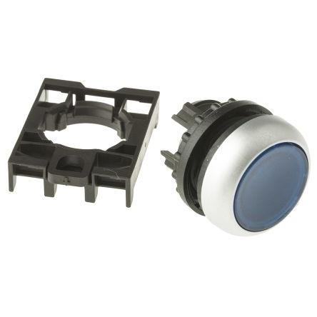 Eaton Hlava tlačítka, řada: RMQ Titan M22 Modrá Okamžité, průměr výřezu: 22 mm IP69K