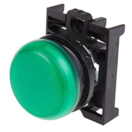 Eaton Hlava kontrolky, řada: RMQ Titan M22 Zelená, průměr výřezu: 22.5 mm Zapuštěná montáž montáž