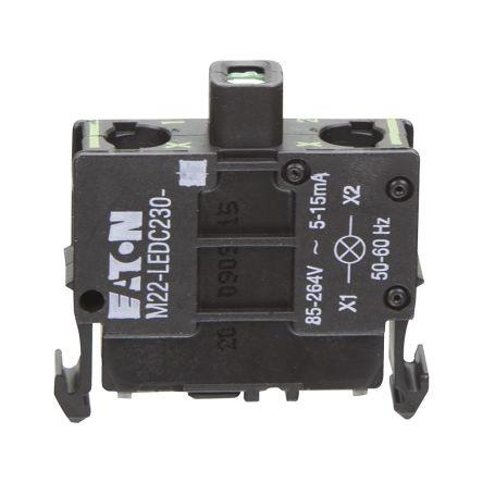 Eaton Blok světel, řada: RMQ Titan M22 Blok světel 264V ac Šroub barva Zelená LED