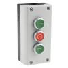 Eaton Zapouzdřené tlačítko Okamžité, řada: RMQ Titan M22 IP69K 3 NO, 3 NC Zelená, Červená Plastové, počet výřezů: 3