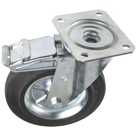 S501873 LAG Brzděné otočné 230 kg 200 mm, Pryž