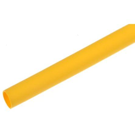 RS PRO Teplem smrštitelné bužírky průměr 3.2 mm Žlutá smršťovací poměr 2:1 Polyolefin 1.2m