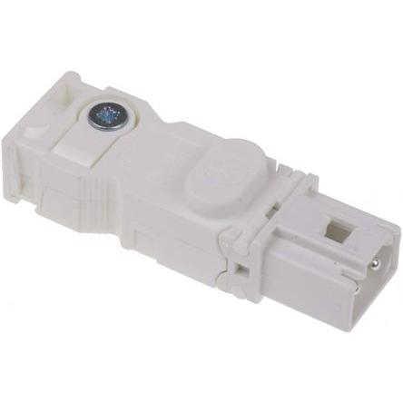 Wieland Konektor pro osvětlení, řada: GST15i2 Kabel Vnější Mini konektor Šroubová 16A, IP20 barva Bílá, formát pólů: 2