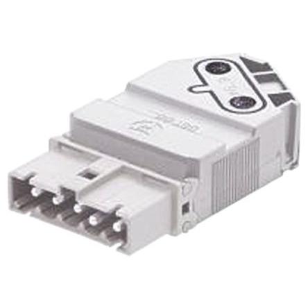 Wieland Konektor pro osvětlení, řada: GESIS Kabel Vnější Výkon Šroubová 16A, IP20, formát pólů: 5, 250V