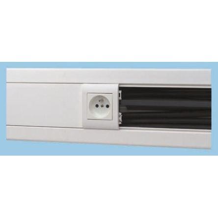 Kabelové rozdvojky, řada: Logix Polyvinylchlorid barva Bílá 130mm x 50 mm x 2 m Planet-Wattohm