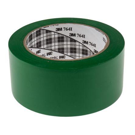 Páska pro vyznačení průchodu Pryž, Zelená Vinyl 0.13 mm 50mm, délka: 33 m Scotch 764 3M