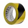 Páska pro vyznačení průchodu Pryž, Černá, Žlutá Vinyl 0.13 mm 50mm, délka: 33 m Scotch 766 3M