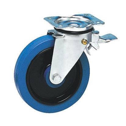 13817224 Guitel Hervieu Brzděné otočné 400 kg 200 mm, Elastická pneumatika