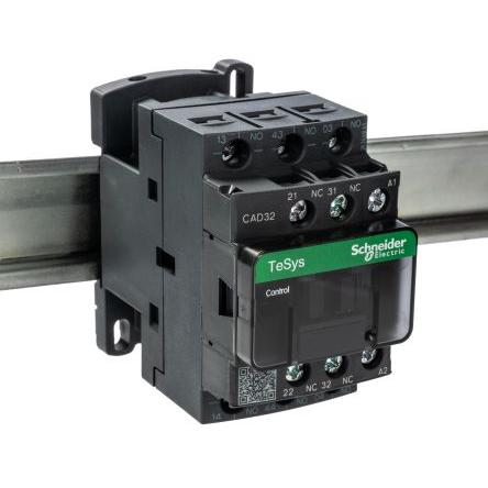 Schneider Electric 3 NO, 2 NC Stykač napětí ve vinutí 110V ac 5pólový 10 A 690V ac s 2 NO/2 NC kontakty 110V ac Řídicí