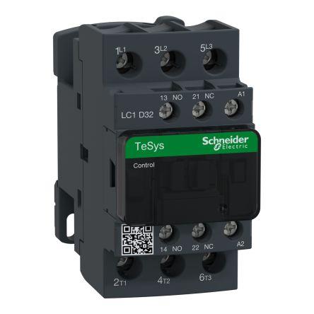 Schneider Electric 1 NO, 1 NC Stykač napětí ve vinutí 110V ac 3pólový 32 A 690V ac 15 kW s 3 NO kontakty 110V ac Řízení
