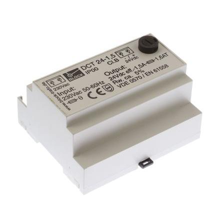 Block Napájecí zdroj na lištu DIN DCT, počet výstupů: 1 Lineární 230V ac 1.50 A St. 24V dc DC 36 W